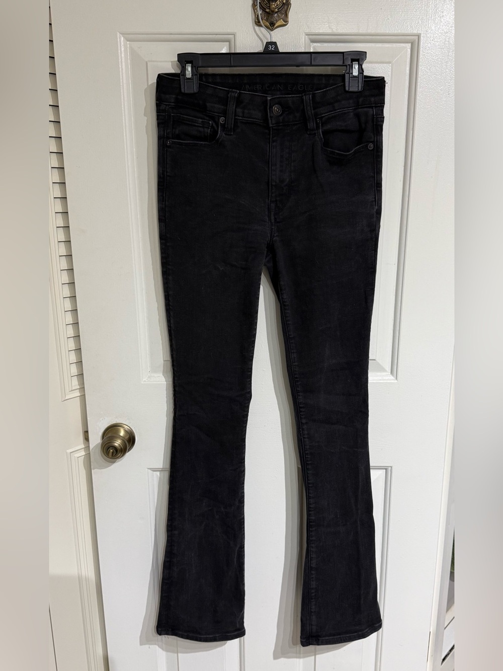 American Eagle Outfitters Black Skinny Kick Jeans